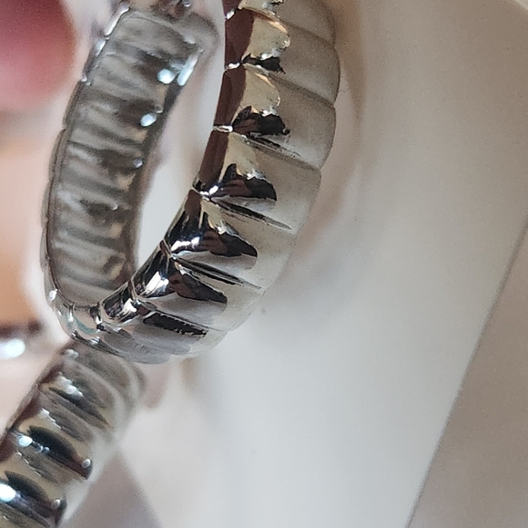 On 34th Silver Earrings NWT 2 PAIR - Picture 7 of 8